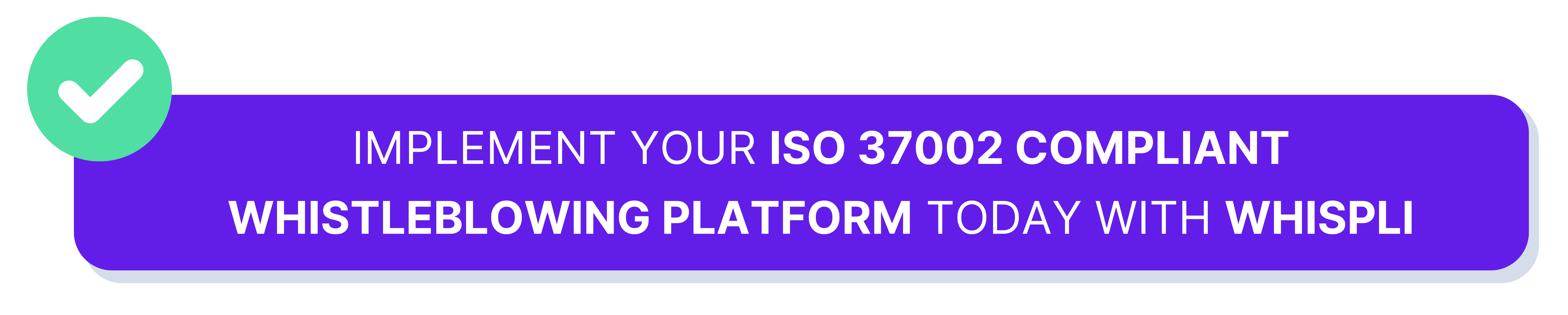CTA iso37002 compliant wb platform